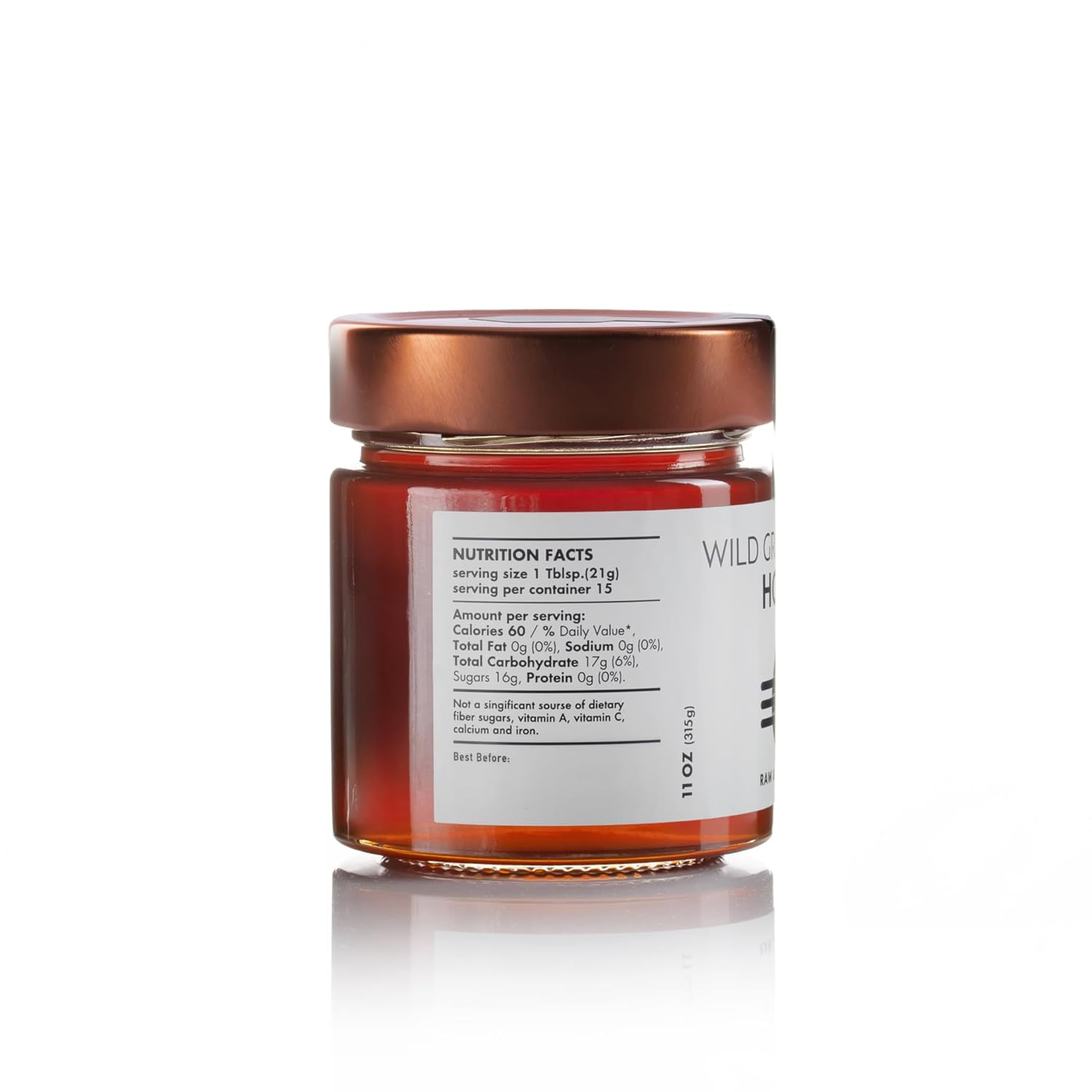 Laconic Foods | Wild Forest Honey | Raw Greek Honeydew Honey from Pine, Oak, Chestnut Trees & Wild Flowers | 315g - Image 3