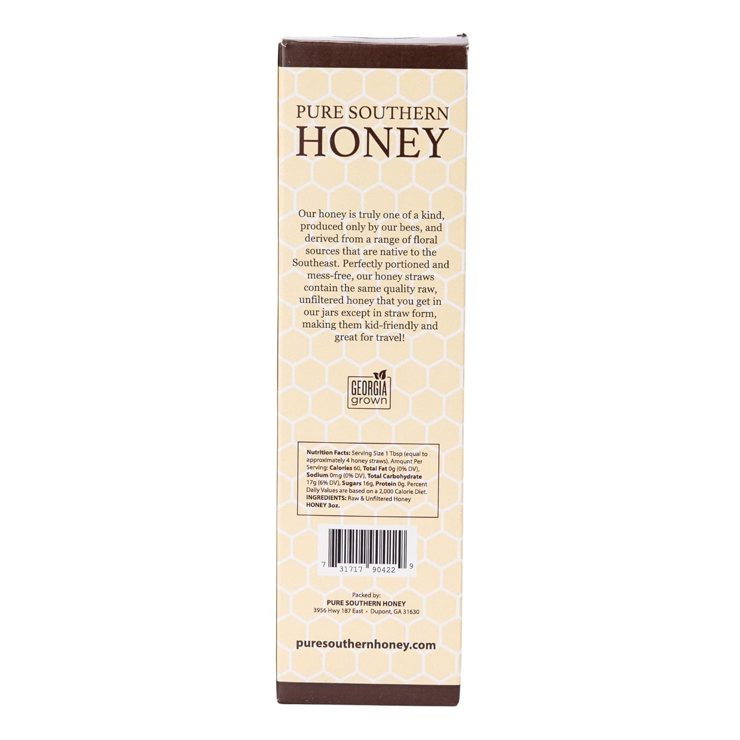 100% Authentic, USA - Made Raw Unfiltered Gourmet Honey Stick Gift Box by Pure Southern Honey - Unheated - Non - GMO, No Additives, Single-Serve All - Natural Sweetener for Teas and Snacks - Image 2