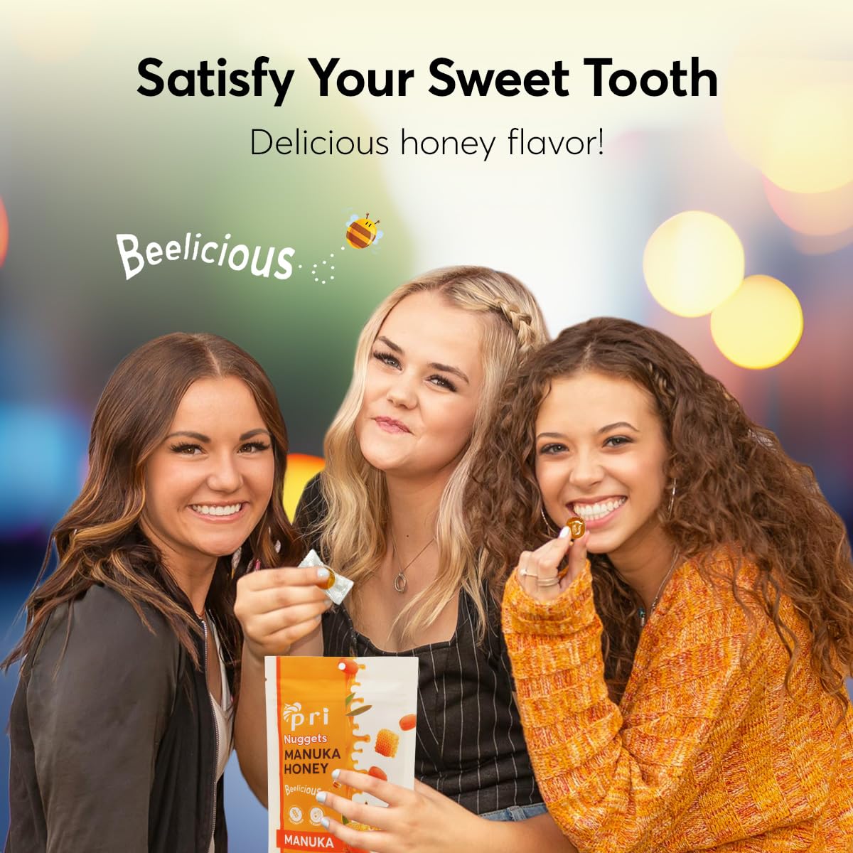 P.R.I Manuka Honey Nuggets – Natural Honey Hard Candy, Individually Wrapped, No Corn Syrup, Gluten Free, Simple Ingredients, Made in New Zealand, 3 oz Bag - Image 3