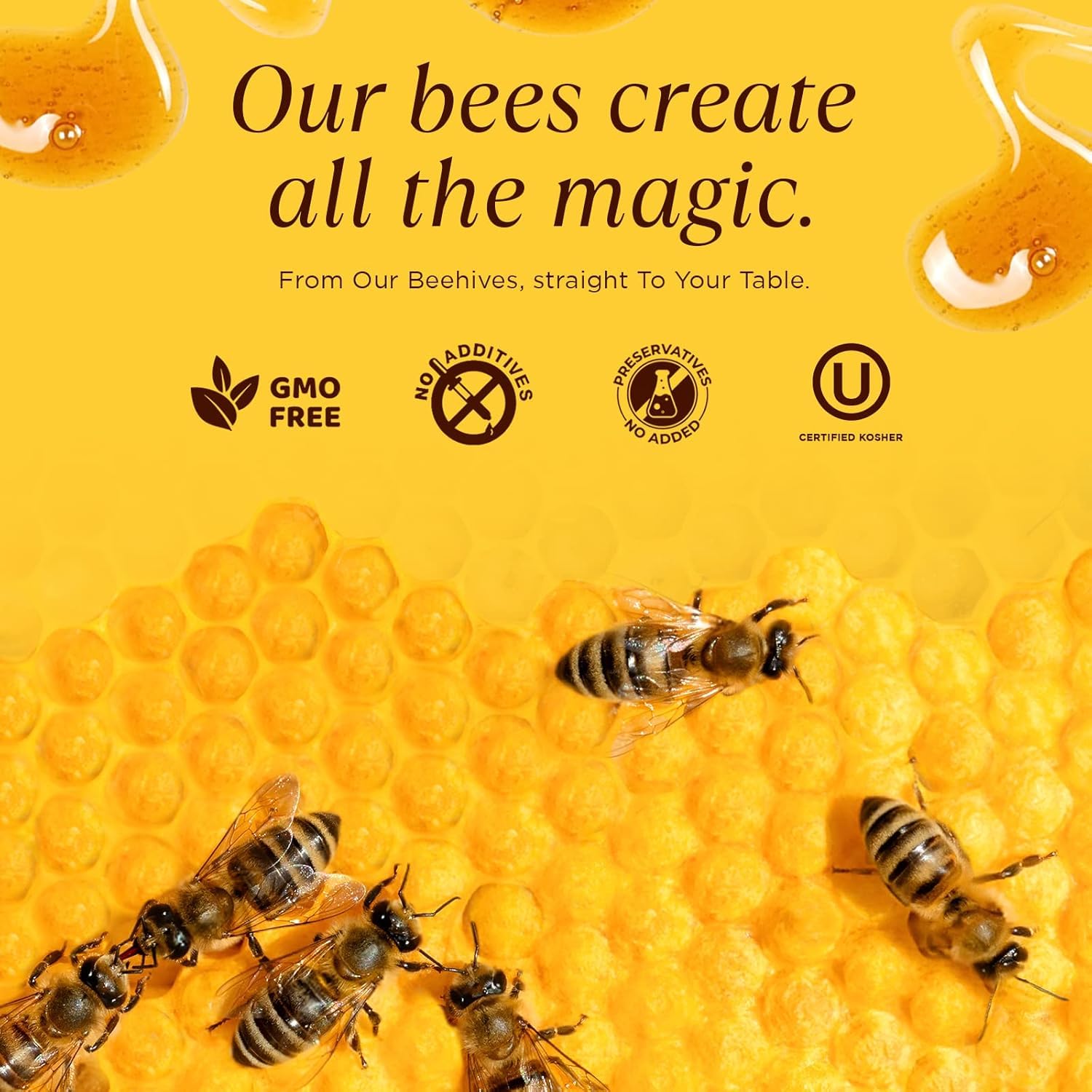 100% Raw Edible Honeycomb by Pure Southern Honey (14 Ounce (Pack of 1)) - Image 4