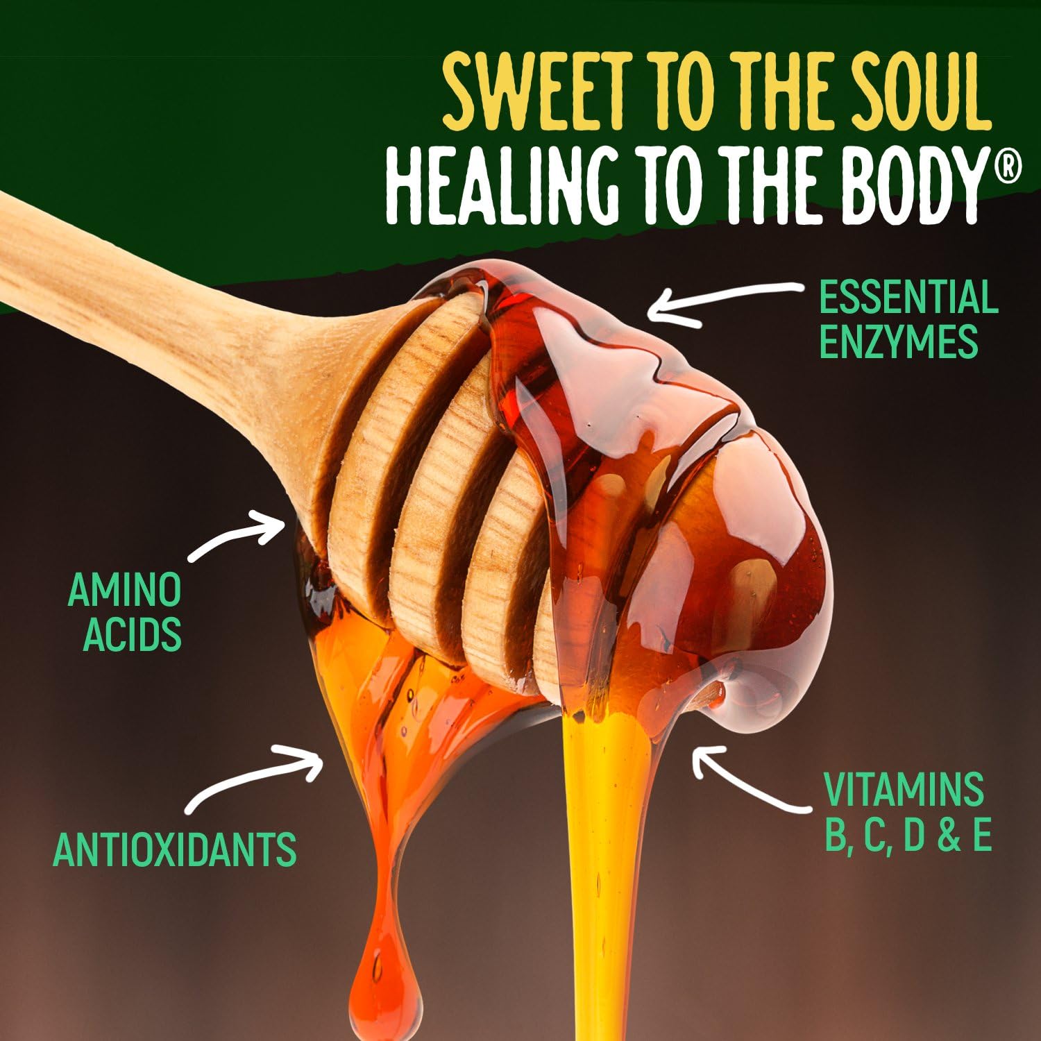 Kelley's 100% Organic Raw & Unfiltered Honey, USDA Certified, 24 Oz – All Natural, Flavor-Rich Honey for Fruits, Yogurt, Smoothies, Acai Bowls, Tea – Natural Sugar Substitute - Image 3