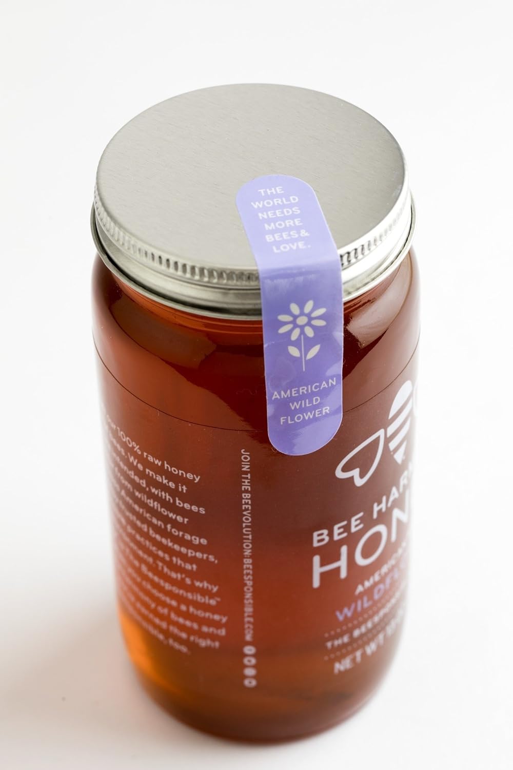 Bee Harmony American Raw Wildflower Honey, 12 OZ - Image 3