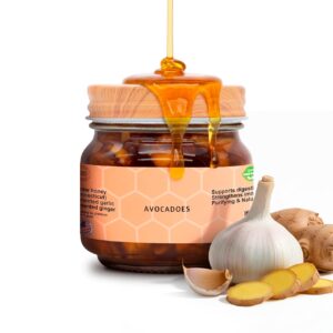 AVOCADOES Organic Raw Honey with Fe...