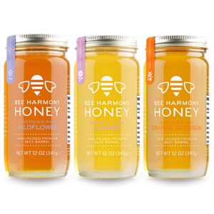 Bee Harmony Honey 3 Pack Variety Pa...