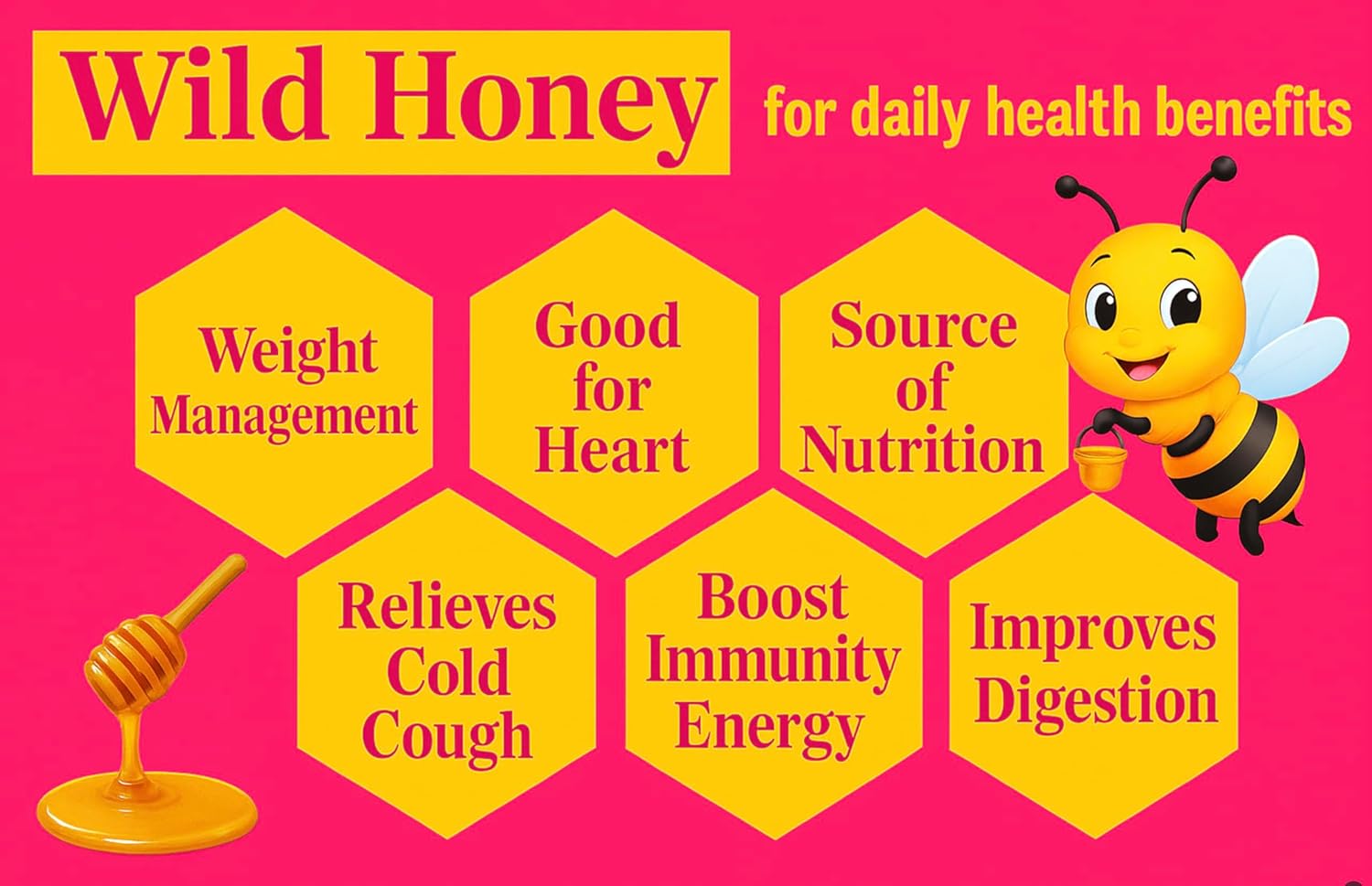 Organic Raw and Unfiltered Honey US Grade A 24 oz 1.8lb (Pack of 1) - Image 4