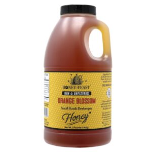 HONEY FEAST 3 Pounds Raw Orange Blo...