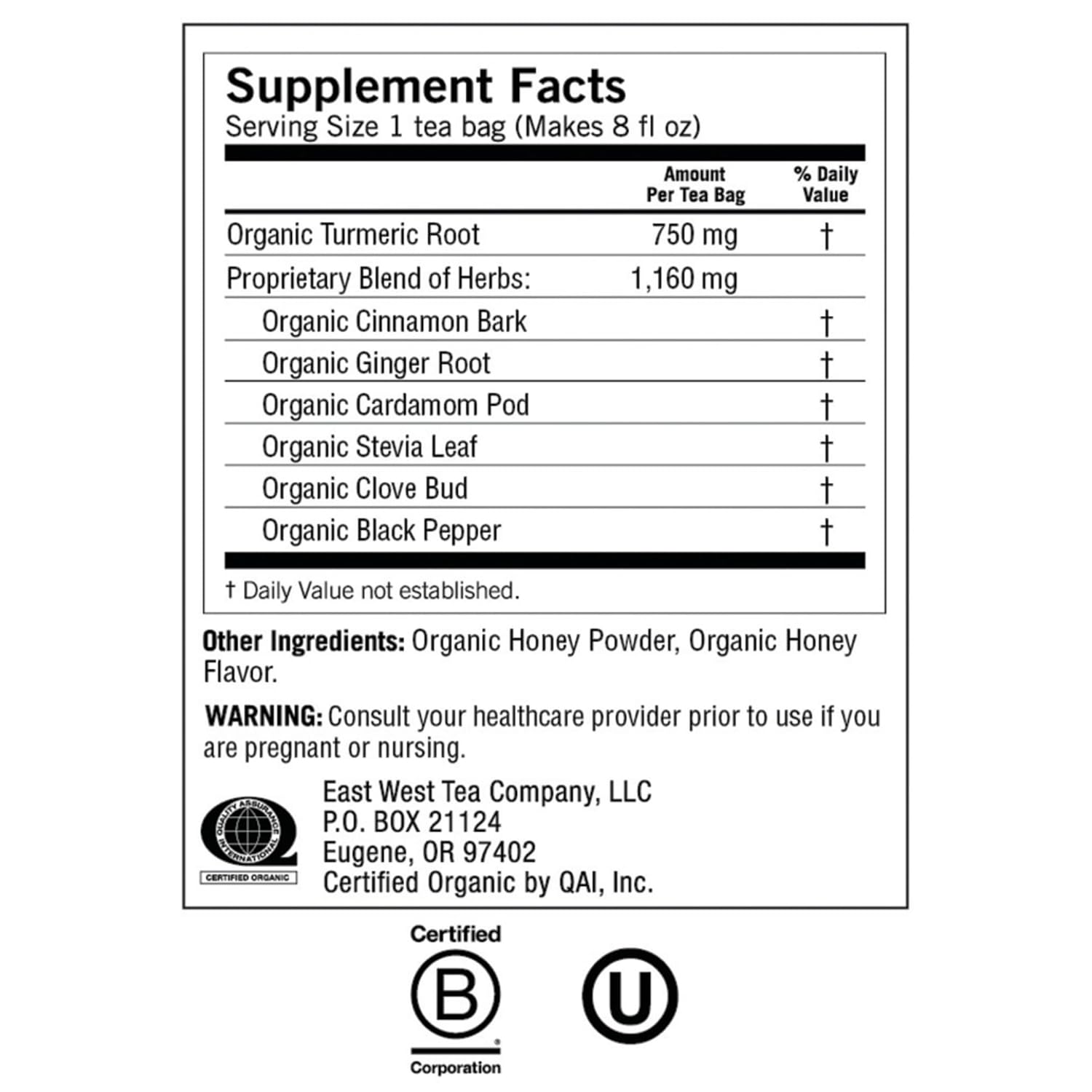 Yogi Tea, Honey Chai Turmeric Vitality, 16 ct - Image 3