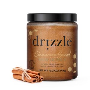 Drizzle Cinnamon Spiced Raw Honey &...