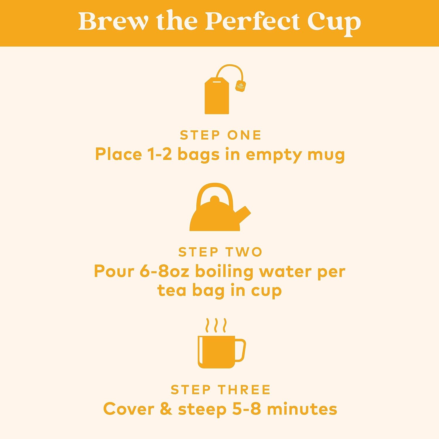 Organic India Tulsi Honey Chamomile Tea Bags - Herbal Tea for Stress Relieving & Calming, Immune Support, Adaptogen, Gluten-Free, USDA Certified Organic, Caffeine-Free - 18 Infusion Bags, 6 Pack - Image 5