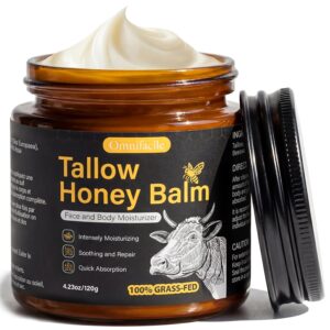 Beef Tallow Honey Balm for Skin,Fac...