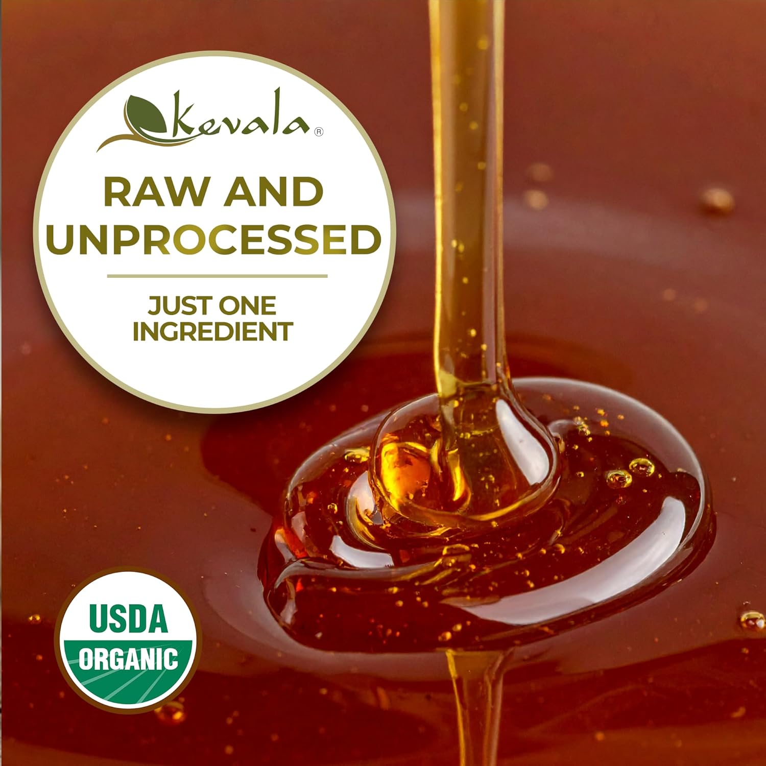 Kevala Organic Raw Oaxaca Honey - Nutritious Honey with no Pesticides and no Sugar Added or Given to the Bees, Natural Sweetener for Cooking and Baking at Home, Great for Pancakes and Waffles, 4 lb - Image 4