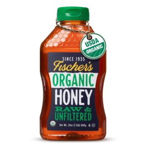 Fischer’s 100% Organic Honey,...