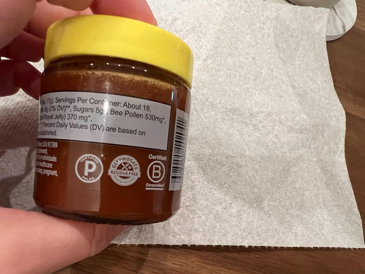 Superfood Honey by Beekeeper's Naturals - Bee Pollen, Royal Jelly, Propolis, Honey - Natural Energy, Immune Support, Mental Clarity, Athletic Performance (4.4 oz) - Image 8