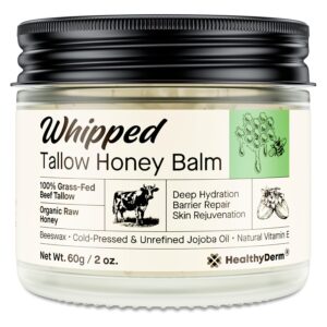 Beef Tallow Honey Balm for Skin: 10...