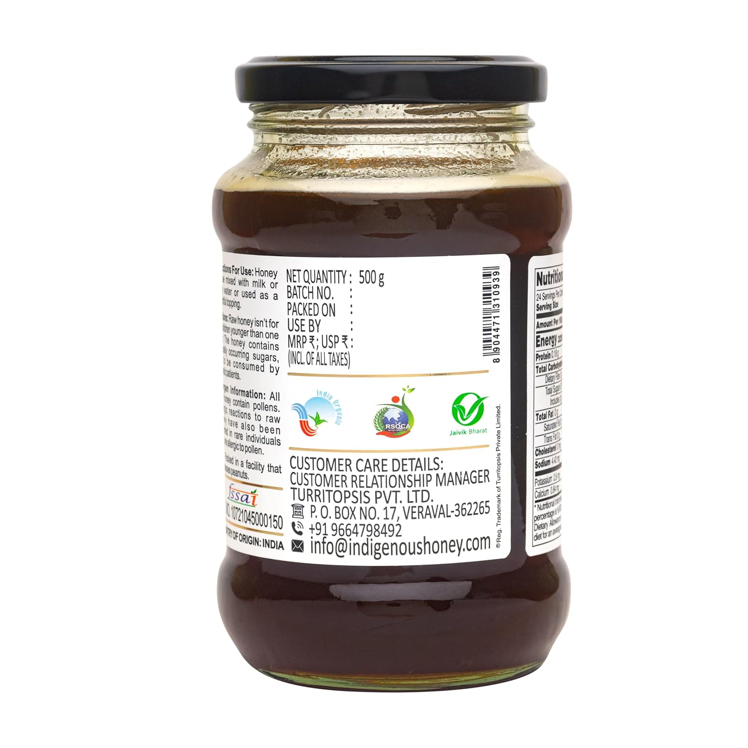 INDIGENOUS HONEY USDA Certified Organic Raw Wild Blossom Honey, Unfiltered Small-Batch Micro-Lot Harvest, Glass Jar, Single-Origin, 17.64 oz - Image 6