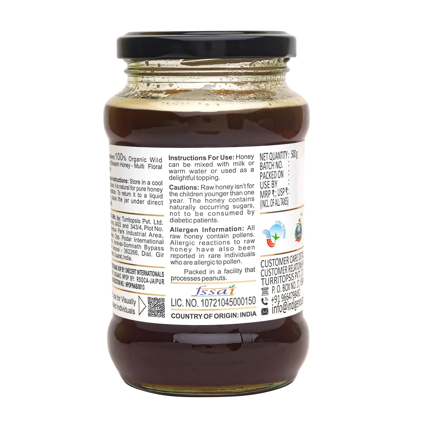 INDIGENOUS HONEY USDA Certified Organic Raw Wild Blossom Honey, Unfiltered Small-Batch Micro-Lot Harvest, Glass Jar, Single-Origin, 17.64 oz - Image 5
