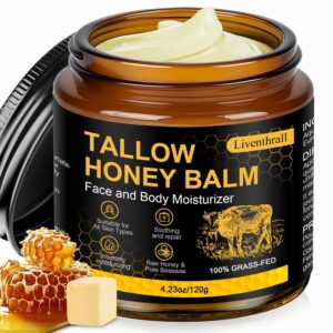 Organic Beef Tallow Honey Balm for ...