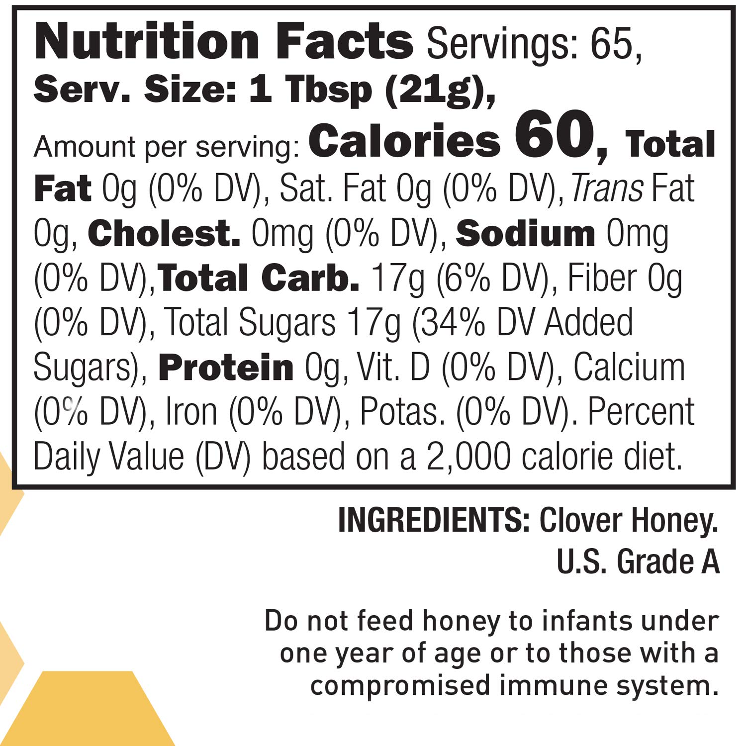 Glorybee, White Clover Honey, US Grade A Honey, 48 oz - Image 2