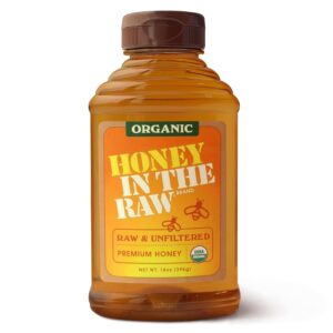 Organic Honey In The Raw, 14 oz Squ...