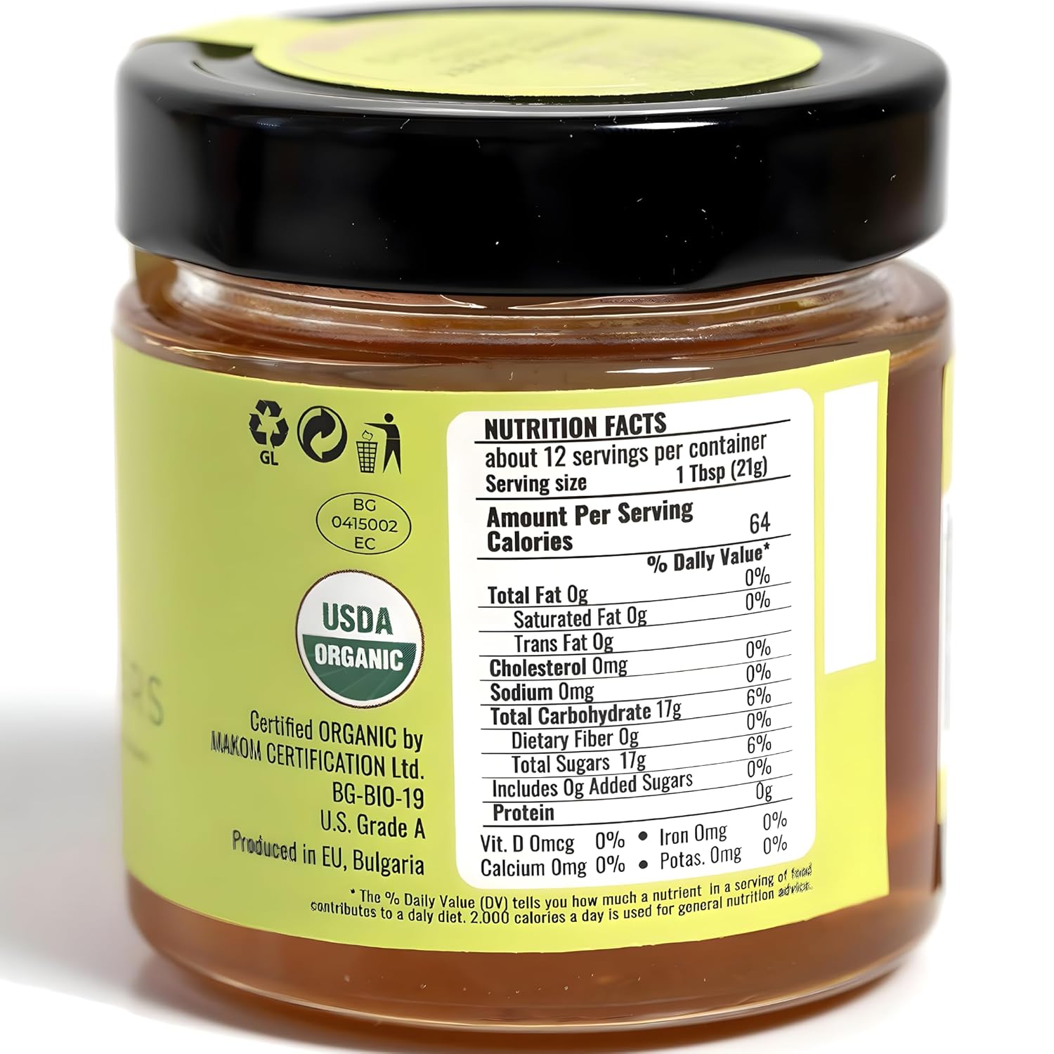 ORPHE Organic Raw Spring Flower Honey, Creamed – Unheated & Unfiltered Wildflower Blossom Honey with Natural Pollen – Smooth Spreadable Premium Packaging, 9oz Glass Jar - Image 2