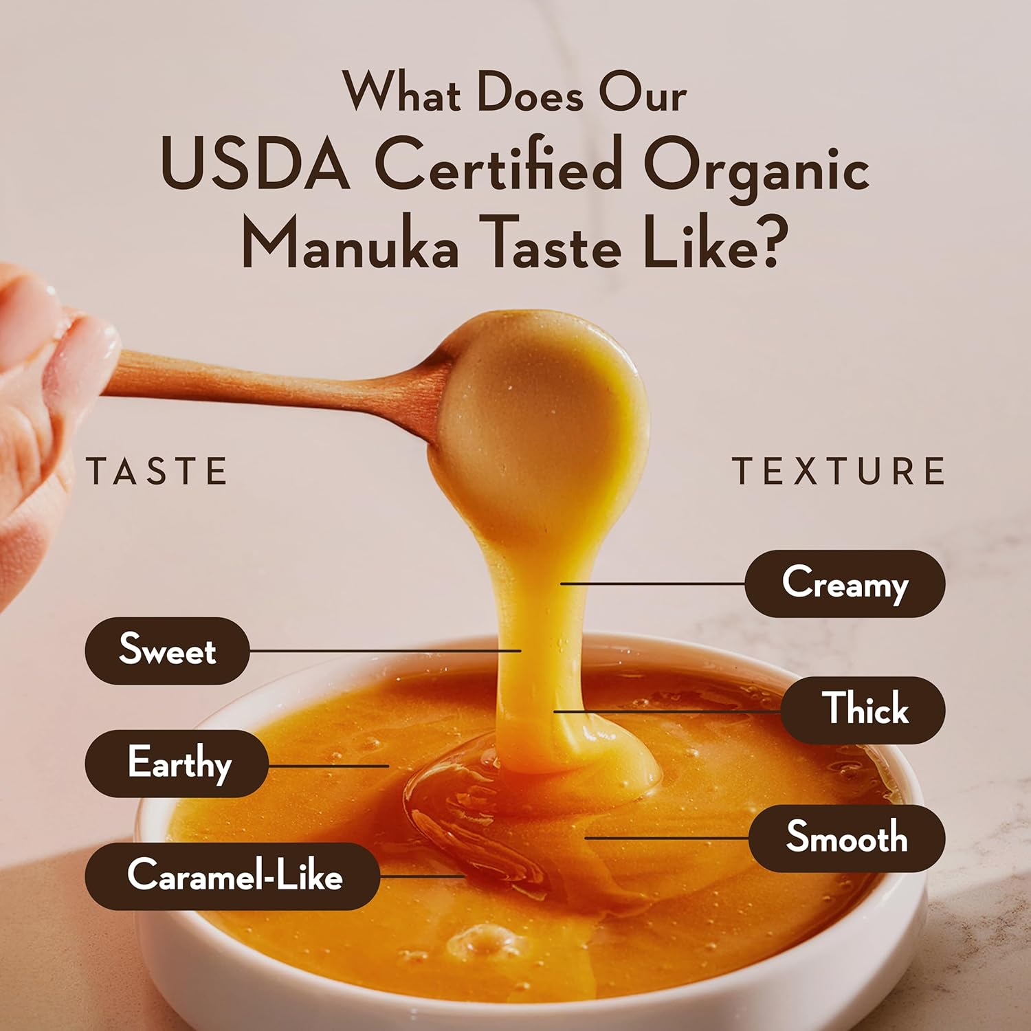 Wedderspoon Raw Premium USDA Certified Organic Manuka Honey, 50+ MGO, 8.8 Oz, Unpasteurized New Zealand Honey, From Our Hives to Your Home - Image 4