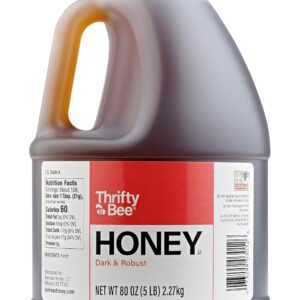 Thrifty Bee Honey, 80 Ounce (5 LB) ...