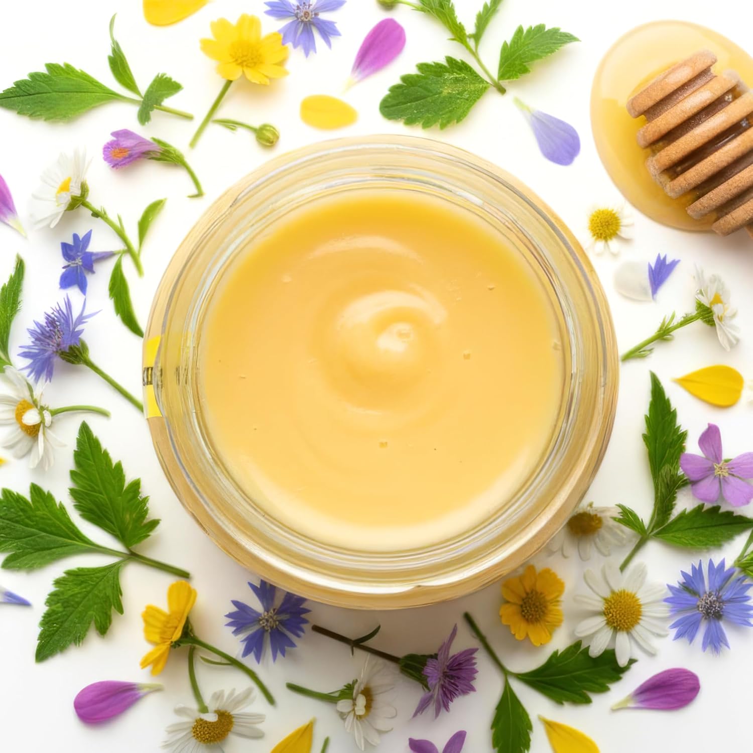 Medotava Creamed Latvian Wildflower Honey / 100% Raw and Unfiltered/European Union Organic Certified/No Additives, No Preservatives, No Added Sugar/Hand Harvested/Eco-Friendly Glass Jar / 8.8 oz - Image 4