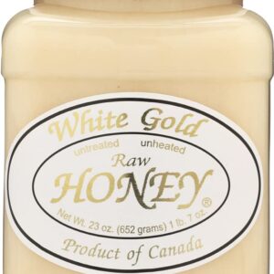 White Gold Raw Honey, 2 Pack, 23 Ou...