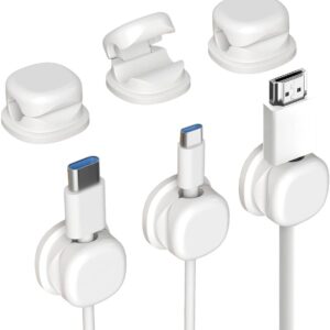 Magnetic Cable Clips 6pcs, Cord Org...