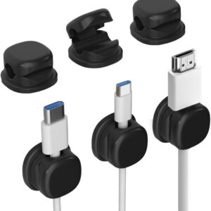 Magnetic Cable Clips 6pcs, Cord Org...