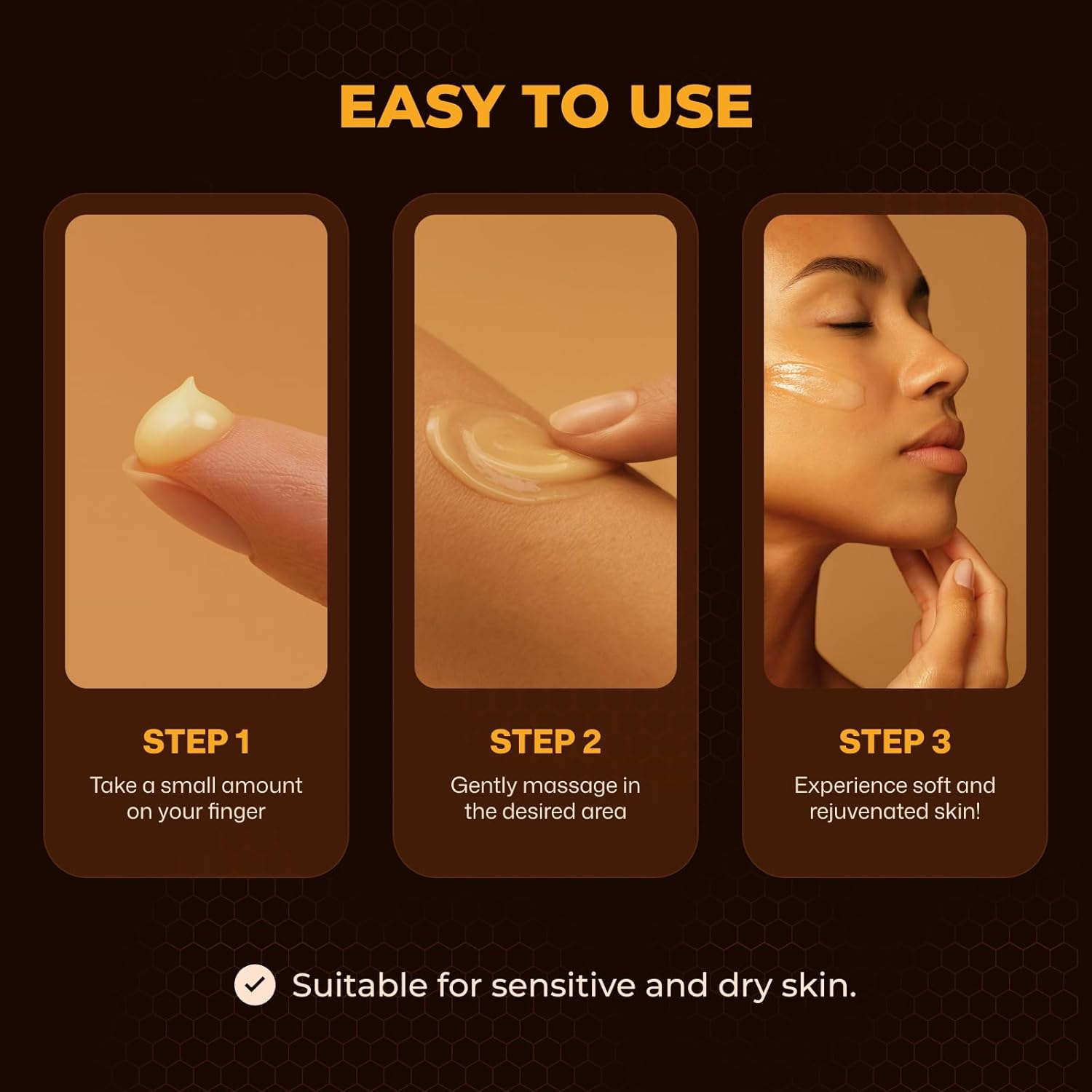 VIORY Tallow and Honey Balm for Face, Beef Tallow for Skin, Moisturizer with 100% Organic Grass-Fed Beef Tallow & Raw Wild Honey - Natural Formula for Dry & Sensitive Skin (Unscented) - Image 4