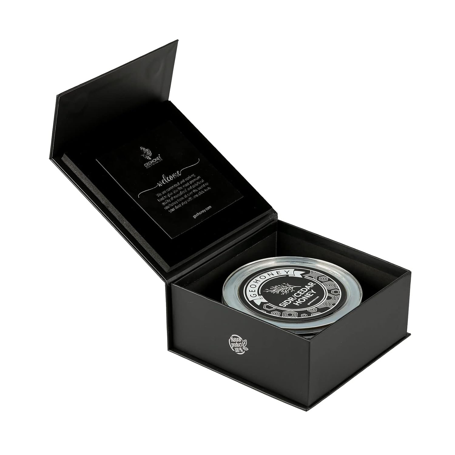 Geohoney Premium Sidr Cedar Honey, 100% Natural, 450 Gram - Image 3