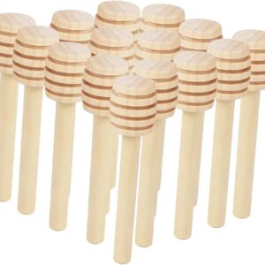 PRETYZOOM 20pcs Long Handle Wooden ...