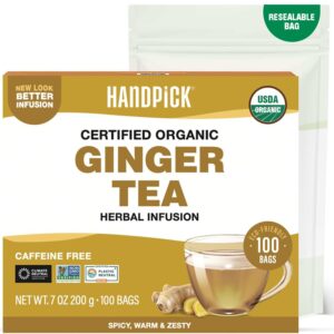 HANDPICK, Organic Ginger Tea Bags (...