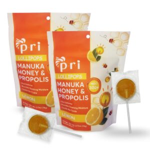 P.R.I Lemon Manuka Honey Lollipops ...