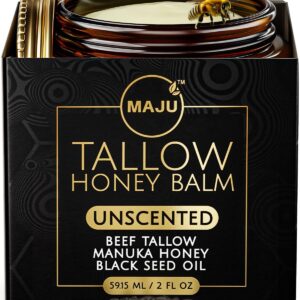 MAJU Beef Tallow Manuka Honey Balm,...