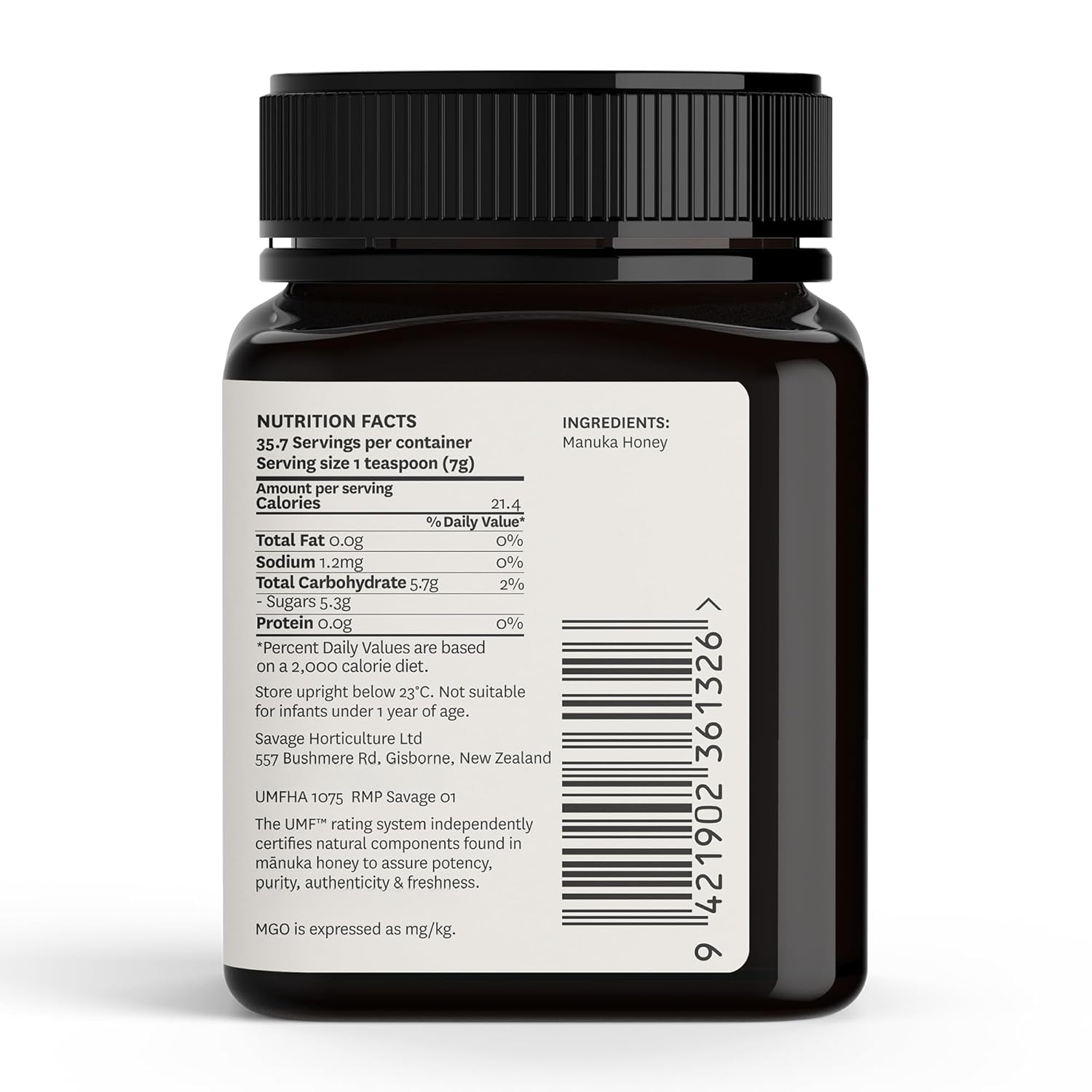 WildCape Manuka Honey Certified UMF 10+/MGO 263+ - 100% Pure, Raw, Unpasteurized, Non-GMO, Made in New Zealand - 8.8 oz (Pack of 1) - Image 7