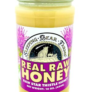 One Pound (16oz) Glass Jar Real Raw...