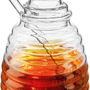 Hedume Honey Jar with Dipper and Li...