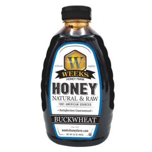 Pure Raw Unfiltered Buckwheat Honey...