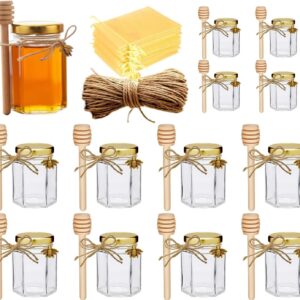 Adabocute Honey Pot, Glass Honey Ja...