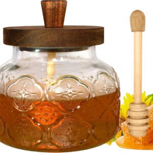 Large Honey Jar (30OZ) with Wooden ...