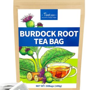 TeeLux Burdock Root Tea Bags, Pure ...