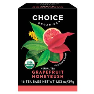 Choice Organic Grapefruit Honeybush...