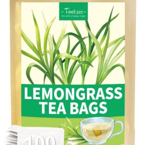 TeeLux Lemongrass Tea Bags, Pure &#...