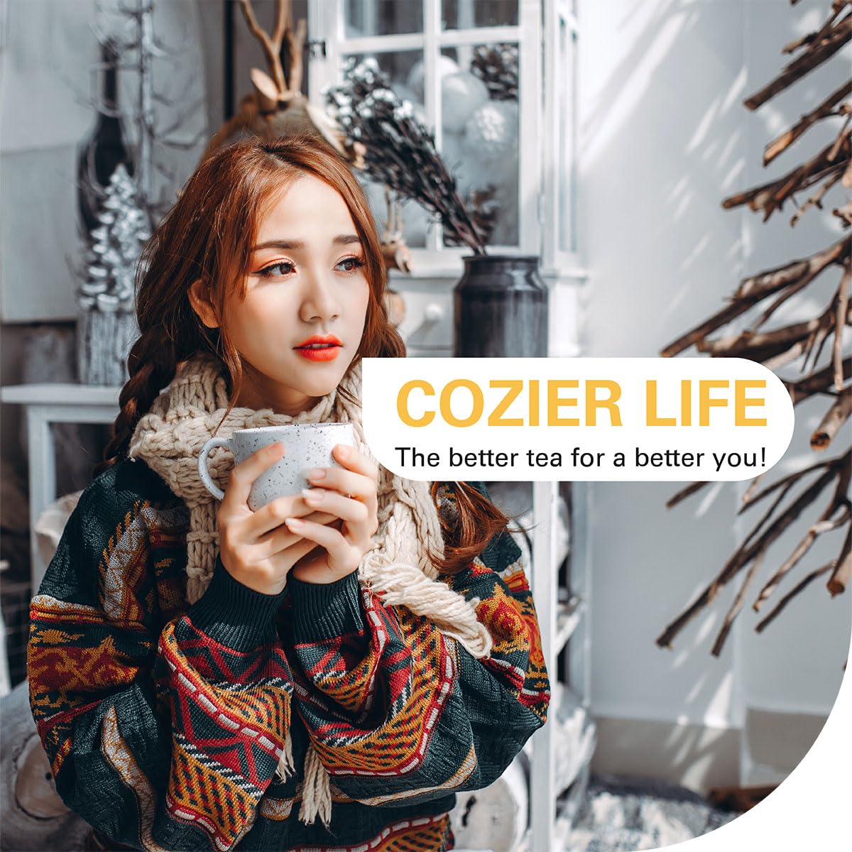 WT WEETEE Organic Ginger Tea Bags, 100% Pure Ginger Root Tea 100 Count, Caffeine Free, No Spices, No Flavors - Image 8