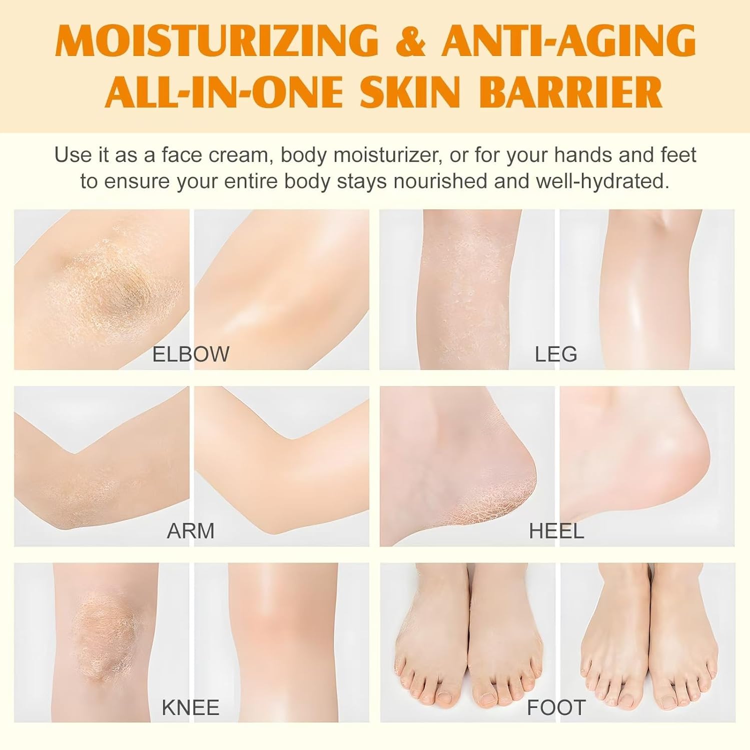 Beef Tallow for Skin, Beef Tallow Honey Balm, Organic Moisturizer for Face & Body Skin Care, Deeply Nourishes the Skins with Raw Wild Honey, Fast Absorption for Dry & Aging Skin - Image 6