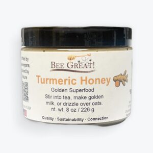 Bee Great Turmeric Honey, Raw Honey...