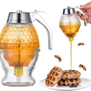 Glass Honey Dispenser 8 Ounces R...