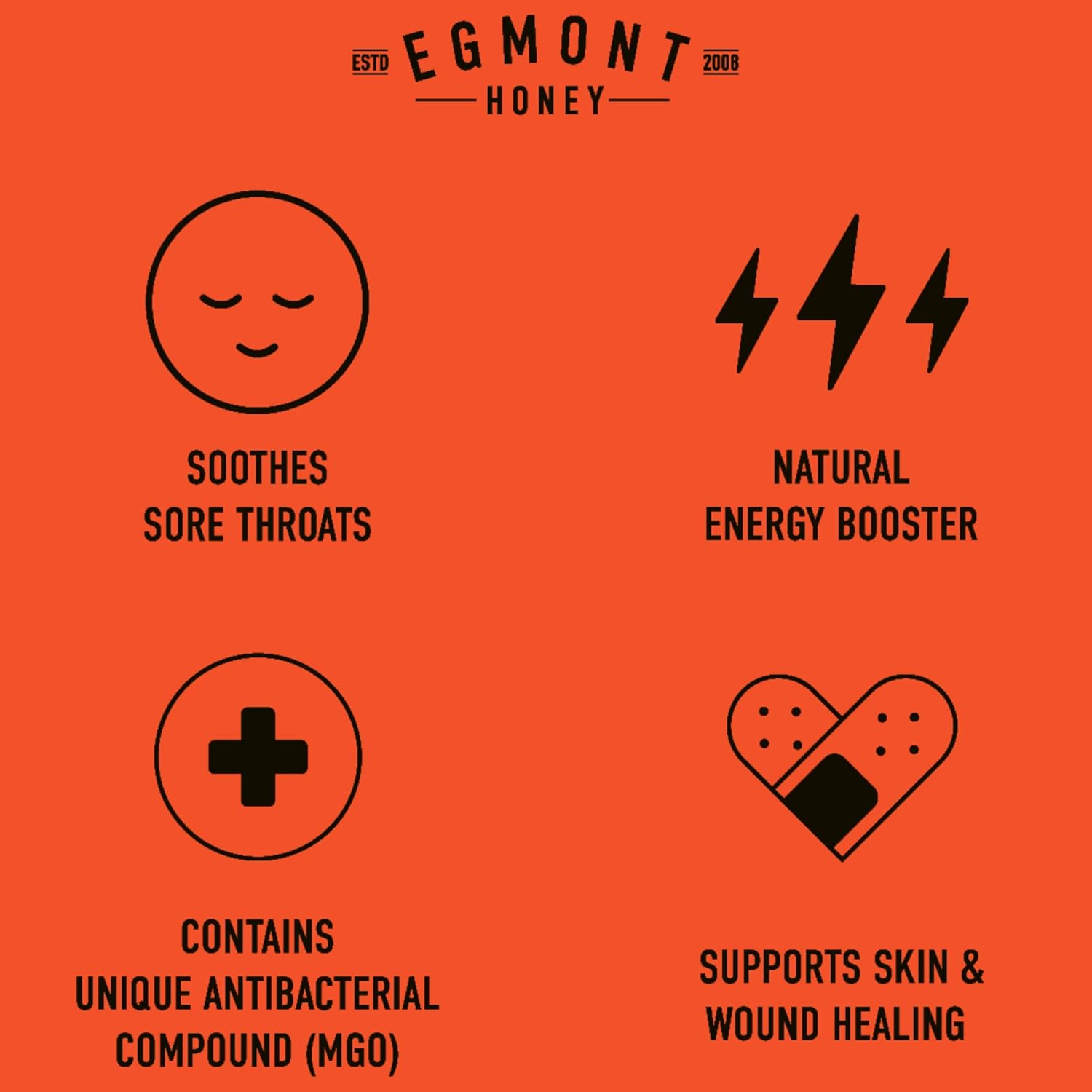 Egmont Honey Manuka Honey UMF 20+ MGO 830+ | 8.8 oz (250 g) | 100% Pure Authentic New Zealand Honey, UMF & MGO Certified, Non-GMO, Kosher, Traceable, Recycled Jar, Immune Support - Image 7